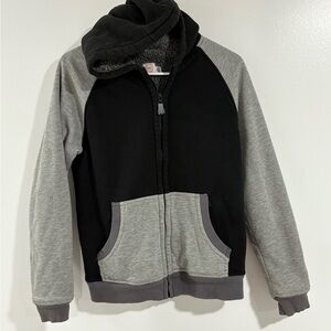 Wonder Nation Black and Gray Kids Hoodie